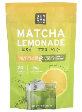 Sencha Naturals,Matcha Lemonade Iced Tea Mix, 7 oz (200 g)