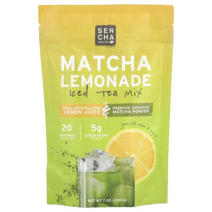 Sencha Naturals,Matcha Lemonade Iced Tea Mix, 7 oz (200 g)