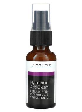 Yeouth,Hyaluronic Acid Cream, 1 fl oz (30 ml)