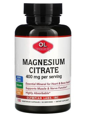 Olympian Labs博奥维 柠檬酸镁粒