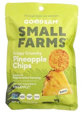 GoodSam PBC,Small Farms™, Crispy Crunchy Chips, Pineapple, 0