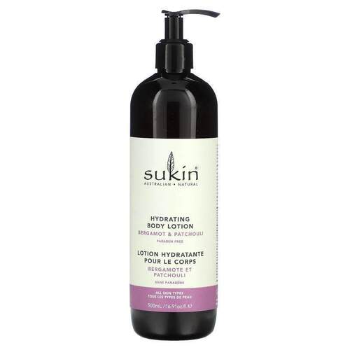 Sukin,Hydrating Body Lotion, Bergamot &amp;amp;amp;amp;
