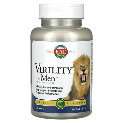 KAL,Virility for Men, 60 Tablets