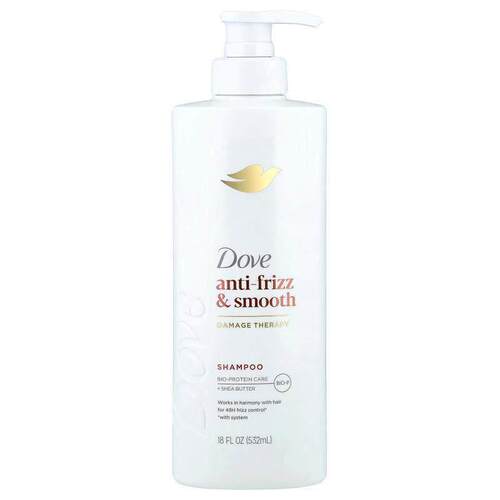 多芬,Shampoo, Anti-Frizz &amp;amp; Smooth, 18 fl oz (532