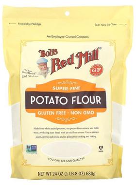 鲍勃红磨坊,Super-Fine Potato Flour, 1 lb 8 oz (680 g)