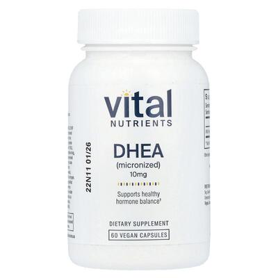 Vital Nutrients,DHEA (Micronized), 10 mg, 60 Vegan Capsules