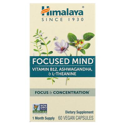 Himalaya,Focused Mind, 60 Vegan Capsules