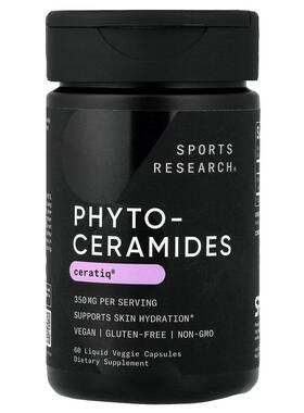 Sports Research,Phyto-Ceramides, 350 mg , 60 Liquid Veggie C