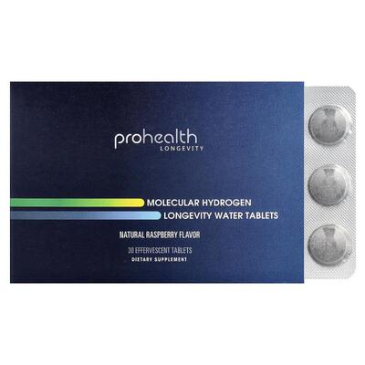ProHealth Longevity,Molecular Hydrogen Longevity Water Table