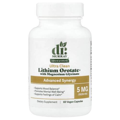 Dr. Murray's,Lithium Orotate With Magnesium Glycinate, 60 Ve