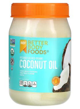 BetterBody Foods,天然精制有机椰子油，15.5 液量盎司（458 毫升