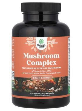 Natures Craft,蘑菇复合物，120 粒胶囊