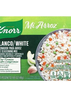 家乐,Mi Arroz, Rice Seasoning Mix, White, 4 packets, 1.69 oz
