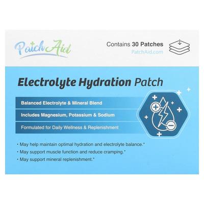 PatchAid,Electrolyte Hydration Patch, 30 Patches