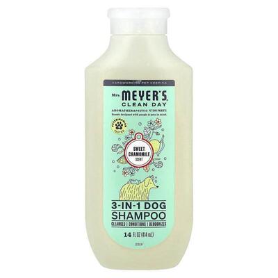 梅耶太太,3-In-1 Dog Shampoo, Sweet Chamomile, 14 fl oz (414