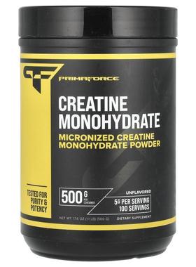 Primaforce,Creatine Monohydrate Powder, Unflavored, 1.1 lb (