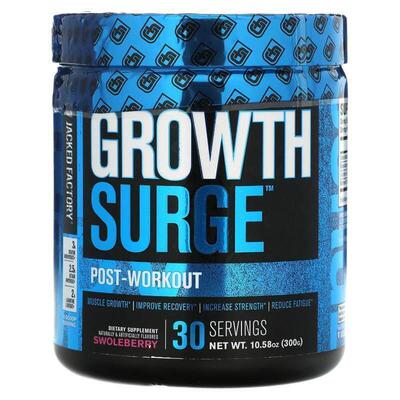 Jacked Factory,Growth Surge, Post-Workout, Swoleberry, 10.58