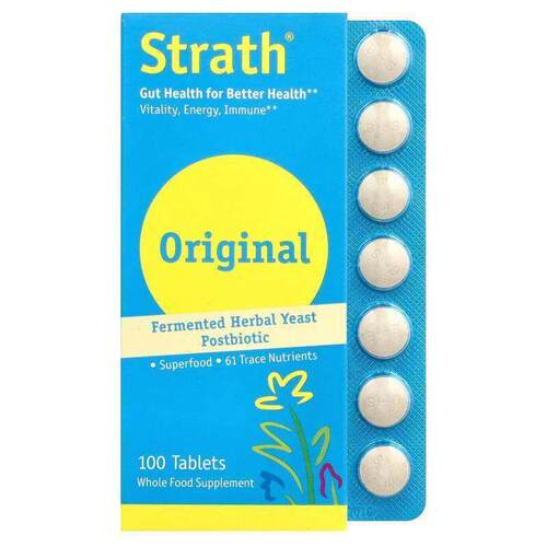 百思通,Fermented Herbal Yeast Postbiotic, 100 Tablets