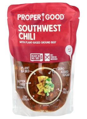 Proper Good, Inc,Southwest Chili With Plant-Based Ground Bee