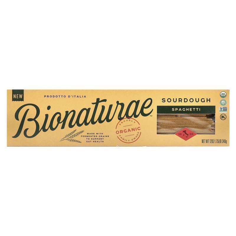 Bionaturae,Organic Spaghetti, Sourdough, 12 oz (340 g)