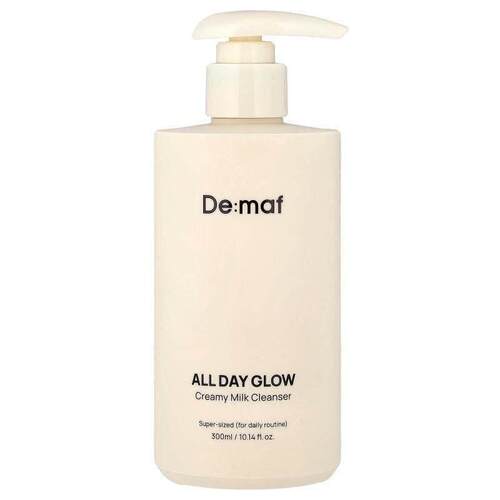 DE:MAF,All Day Glow Creamy Milk Cleanser, 10.14 fl oz (300 m