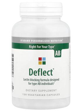 D'Adamo Personalized Nutrition,Deflect® AB，凝集素阻断配方，