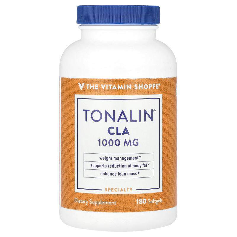 The Vitamin Shoppe,Tonalin® CLA，1000 毫克，180 粒软胶囊