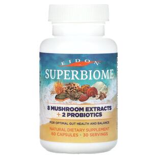 Eidon Mineral Supplements,Superbiome, 8 Mushroom Extracts +