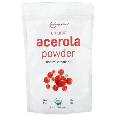 Micro Ingredients,Organic Acerola Powder, 8 oz (227 g)