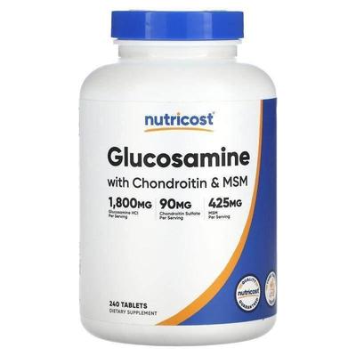 Nutricost,Glucosamine with Chondroitin &amp;amp;amp;amp;
