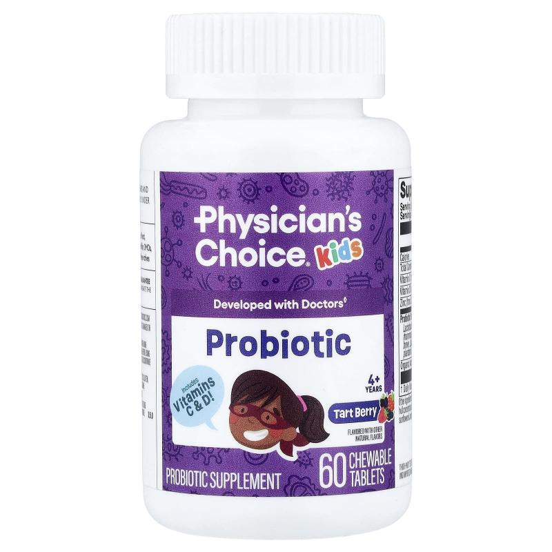 Physician's Choice儿童益生菌宝贝每日生活温和常相伴含维C和 D