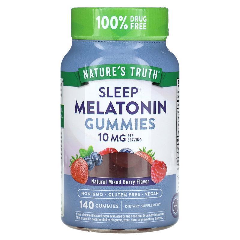 Nature's Truth,Sleep Melatonin Gummies, Natural Mixed Berry,
