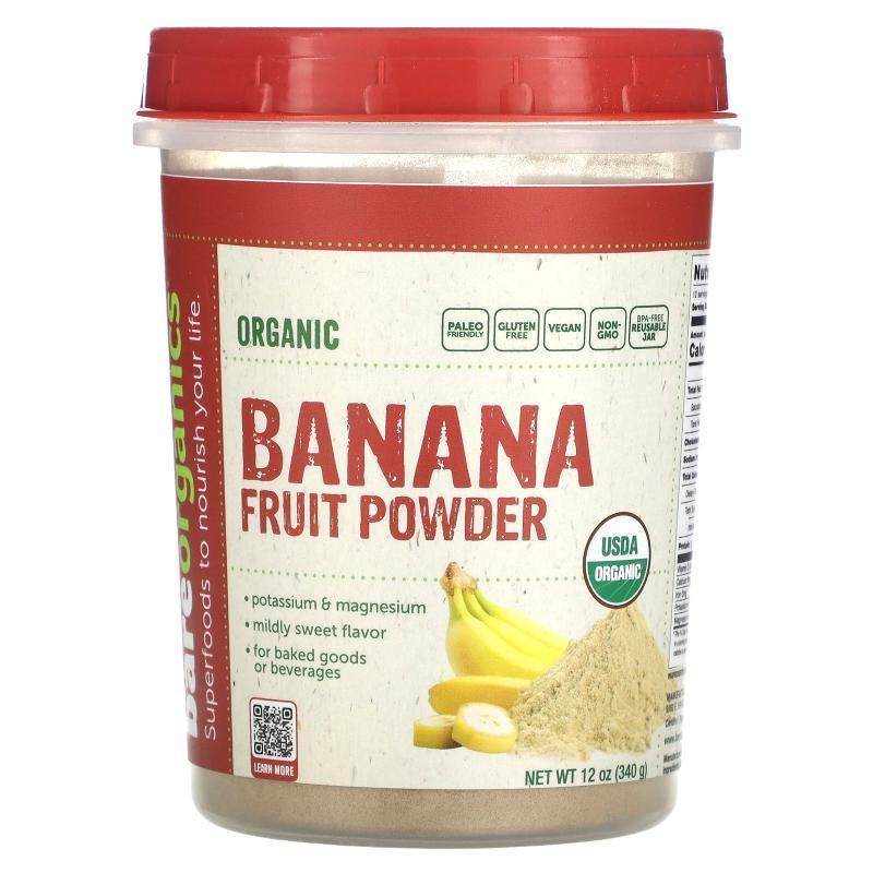 BareOrganics,Organic Banana Fruit Powder, 12 oz (340 g)