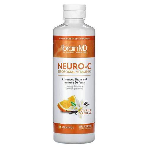 BrainMD,Neuro-C, Citrus Vanilla, 16 fl oz (473 ml)