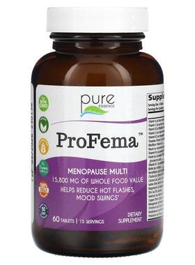 Pure Essence,ProFema, Menopause Multa, 60 Tablets
