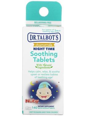 Dr. Talbot's,洋甘菊夜间舒缓片剂，3 个月以上，140 片