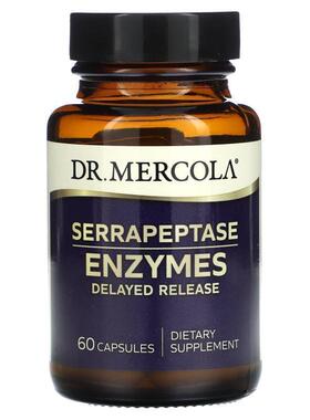 Mercola博士,Serrapeptase Enzymes , 60 Capsules