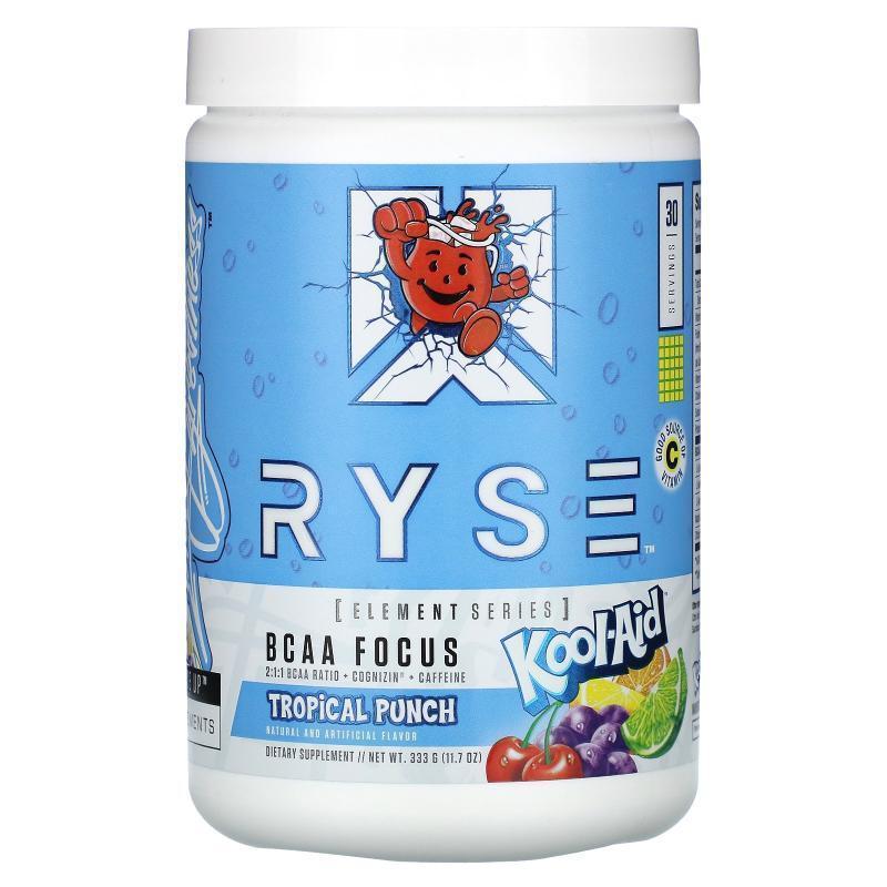 Ryse Supps,Element Series，BCAA Focus，Kool-Aid，热带风味，1