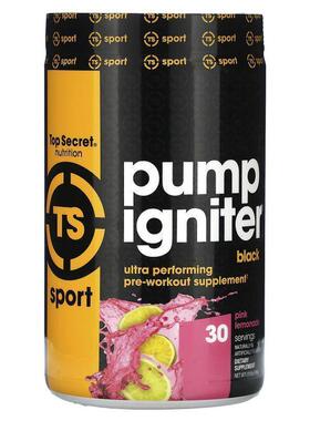 Top Secret Nutrition, LLC,Sport, Pump Igniter Black, Ultra P