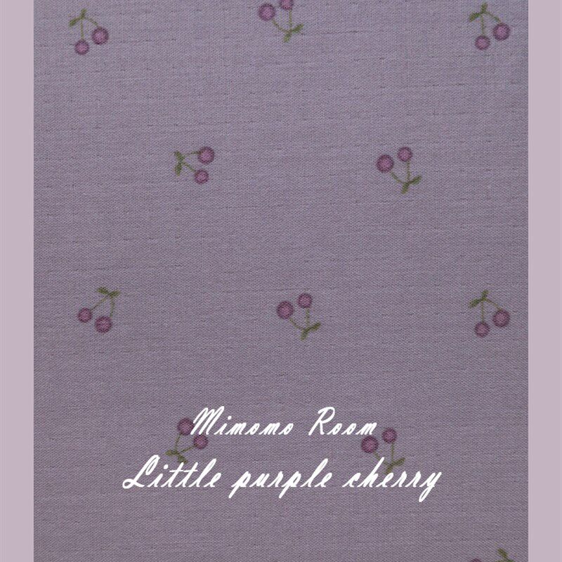 紫薯小樱桃@少女风宿舍春夏u透气纯棉双层纱被套枕套床单床笠1.2