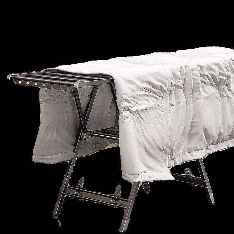 折叠晾衣架阳台家用落地式铝y合金凉衣杆卧室内户外晒被子神器,收纳整理,壁挂晾晒架/网,淘宝优惠券,粉丝福利购,淘宝优惠卷