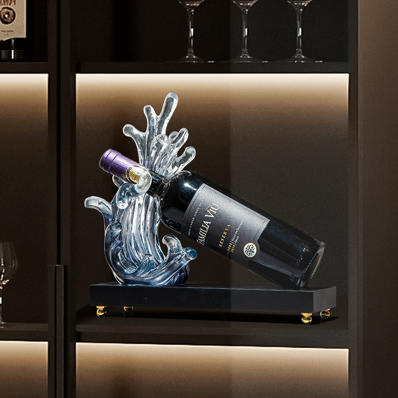 创意红酒架子酒柜装饰品摆件轻奢档家居L客厅餐边柜玄关酒托摆设,收纳整理,红酒架,淘宝优惠券,粉丝福利购,淘宝优惠卷