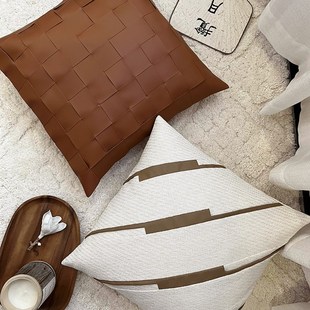 飘窗抱枕a套装组合抱枕沙发客厅轻奢高级感抱枕套子不含芯垫背靠