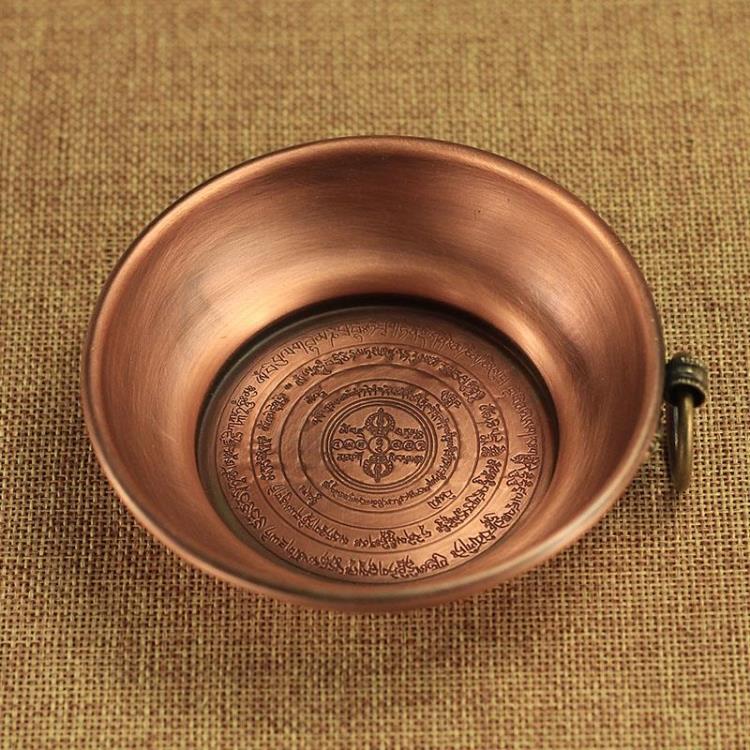 纯铜烟供盘火供盘施食盘焦烟中阴解脱咒轮烟供坛城V烟供炉支架包