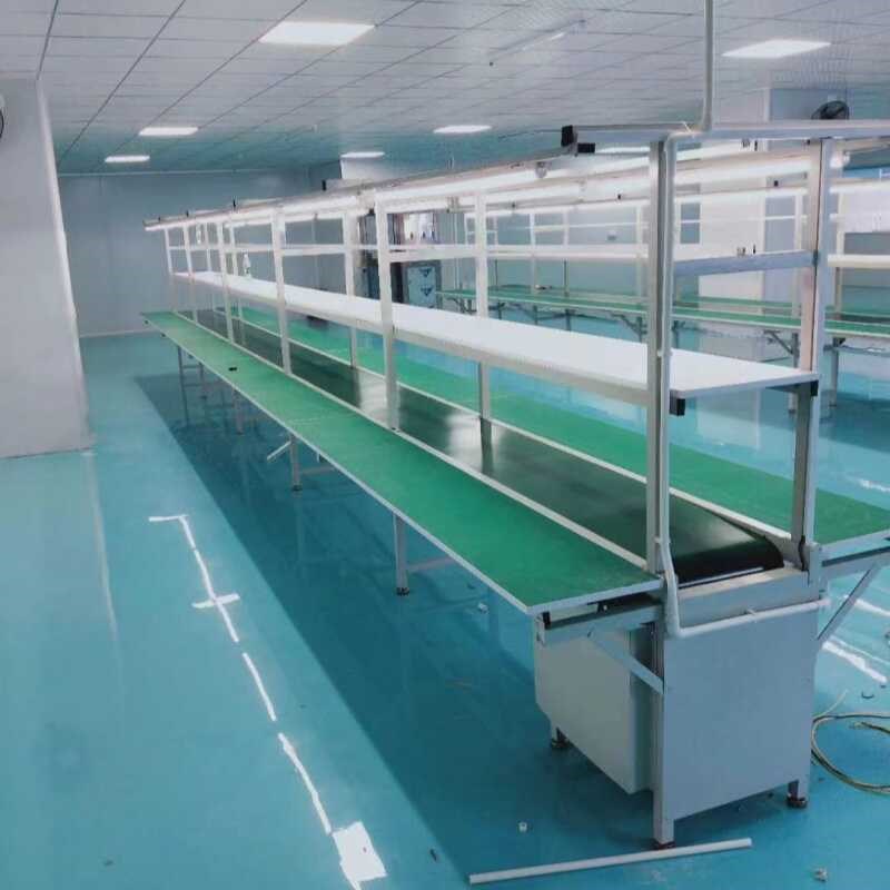 工厂车间防静电流水线铝型材输送带D飞机位拉线生产装配打包平板