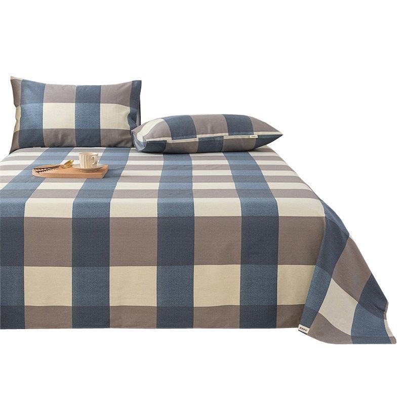 加厚老粗布床单i单件纯棉100全棉亚麻棉麻夏季凉感被单宿舍三件套,床上用品,床单,淘宝优惠券,粉丝福利购,淘宝优惠卷