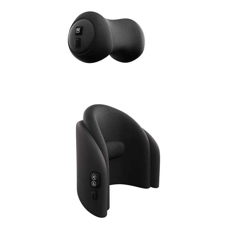 汽车头枕腰靠震动j按摩靠垫车用记忆棉电动智能按摩头枕座椅靠背