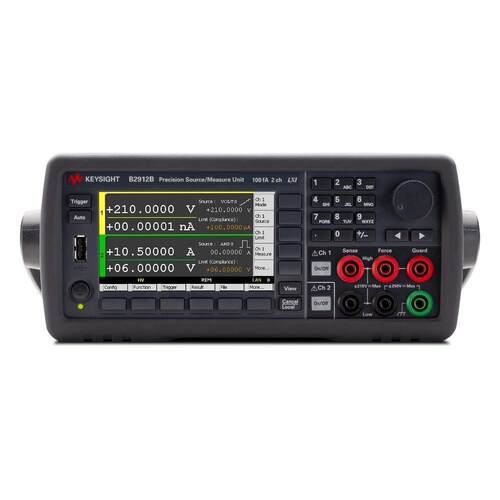 Keysight B2912B 双通道源表 100nV-210V 3.03-10.5A测量元