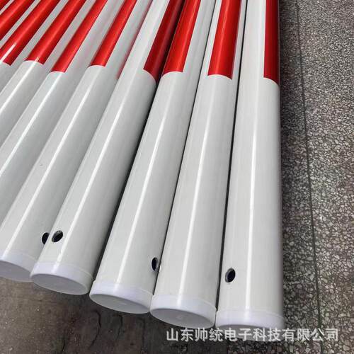 01铝合金道闸通圆杆 停车场高速收道费站栏杆臂闸杆管K4德亚栏杆B