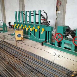 液压钢筋延伸机 钢筋拉丝机 带肋钢筋生产机械压轮调直机直销
